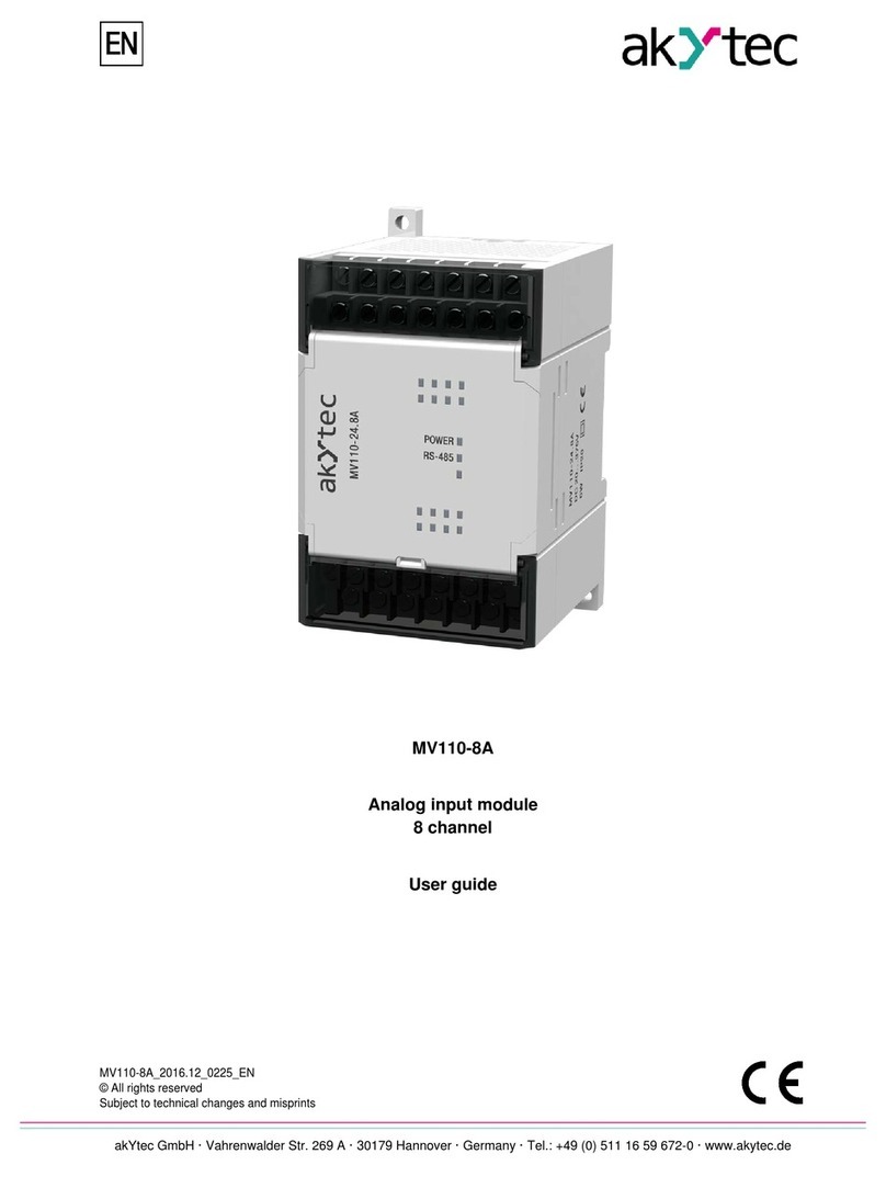 Akytec MV110-8A user guide