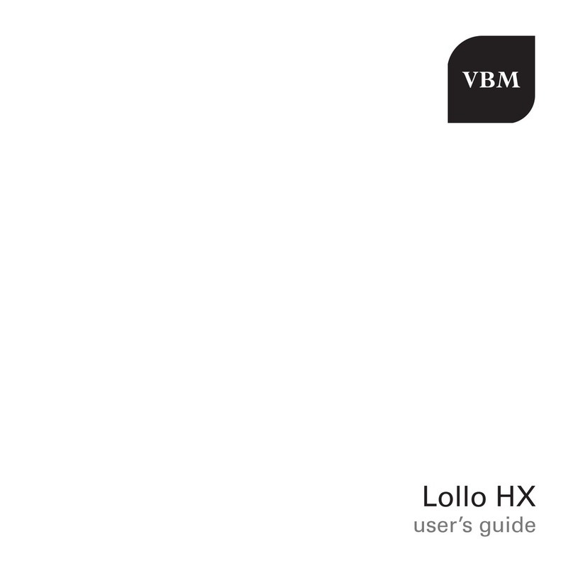 VBM Lollo HX user guide