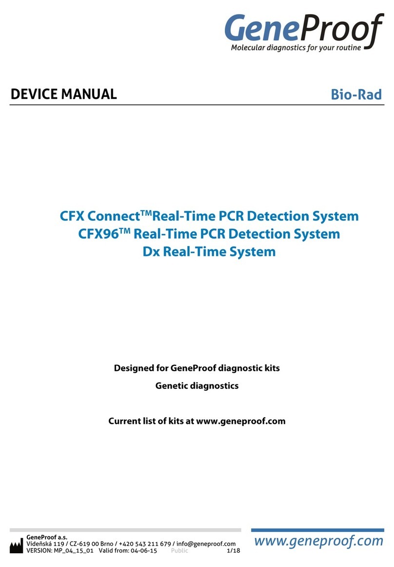 Geneproof CFX Connect Device manual