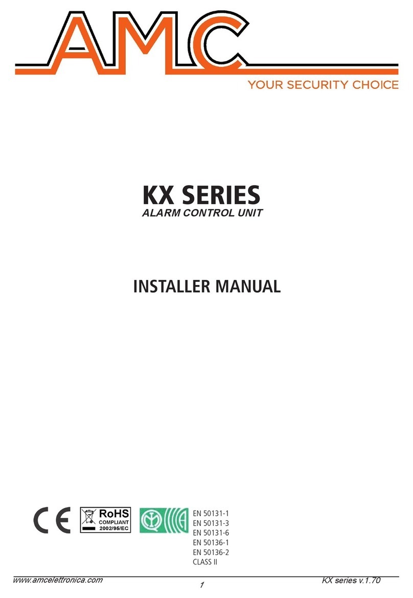 AMC KX Series Installer manual