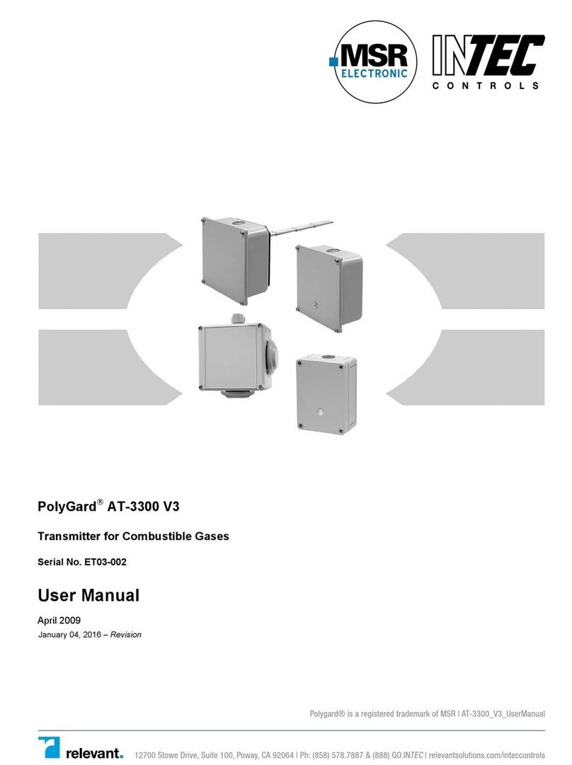 Intec Controls PolyGard AT-3300 V3 User manual