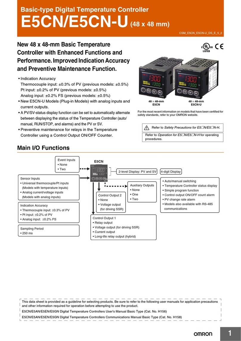Omron E5CN-U - User manual