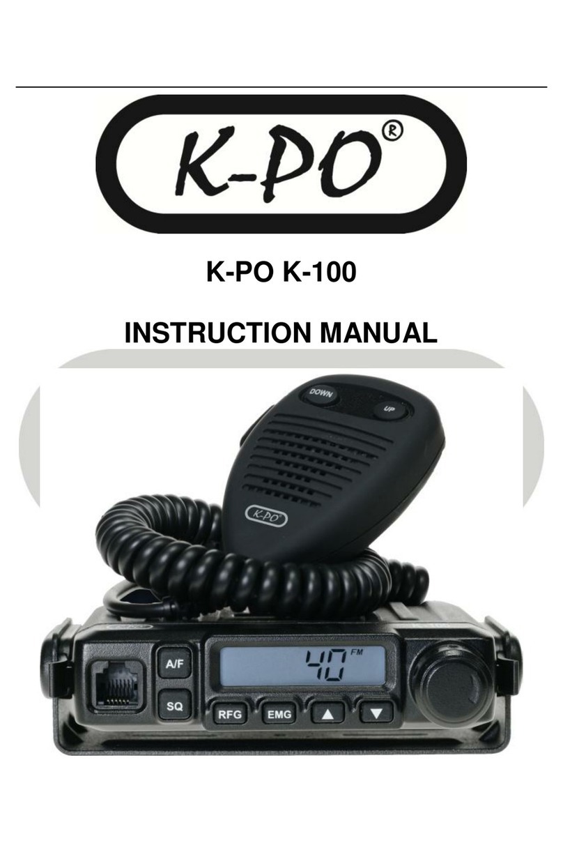 K-PO K-100 User manual