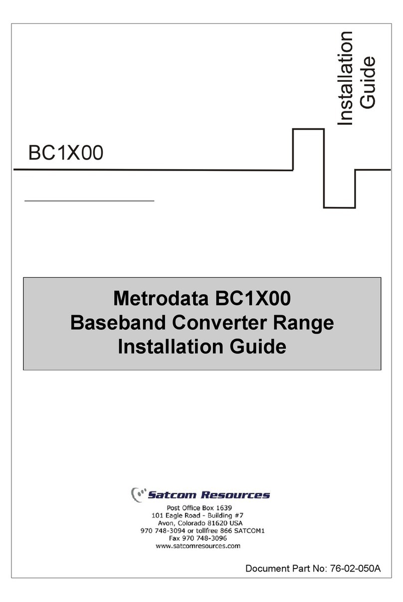 Satcom Resources BC1X00 installation guide