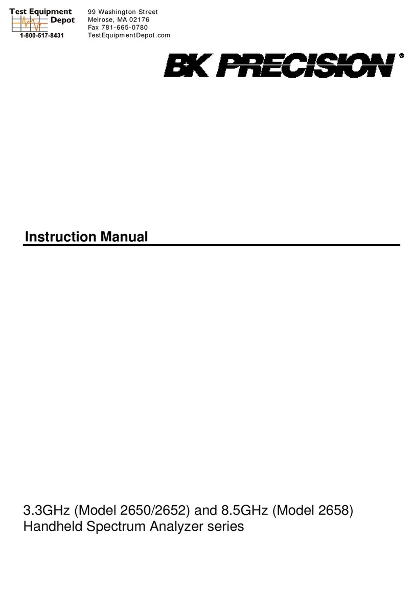 B+K precision 2650 instruction manual
