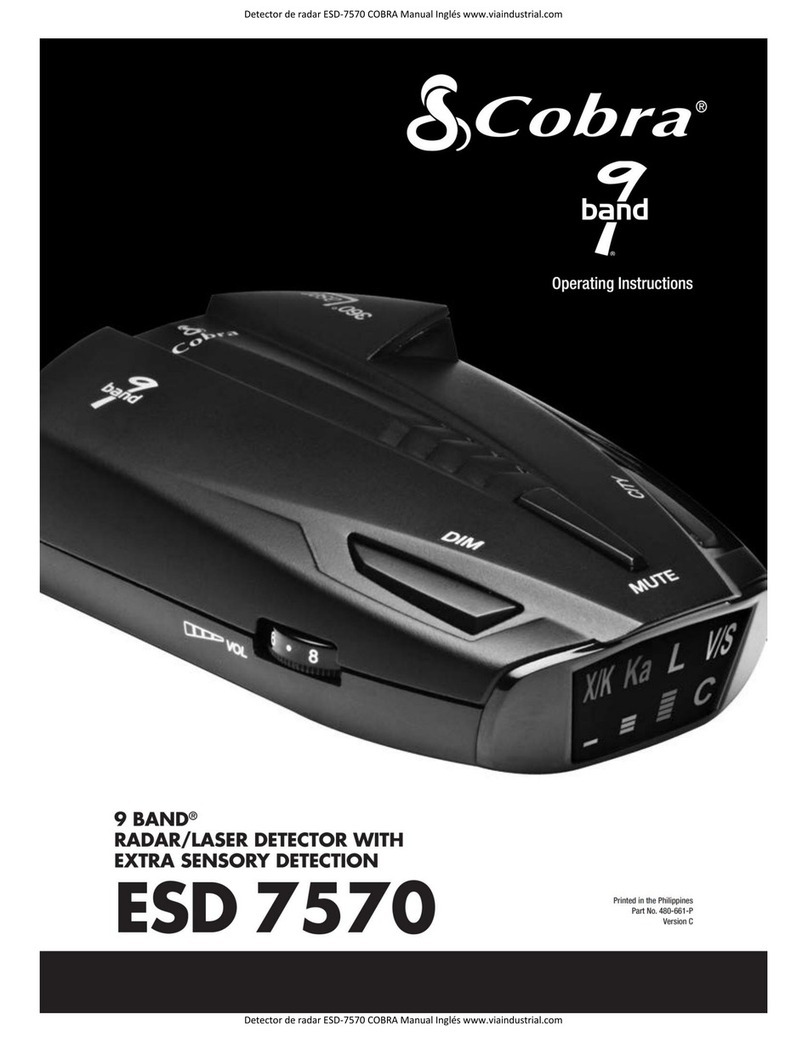 Cobra ESD 7570 User manual