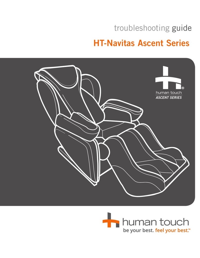 Human Touch HT-Navitas Ascent Series troubleshooting guide