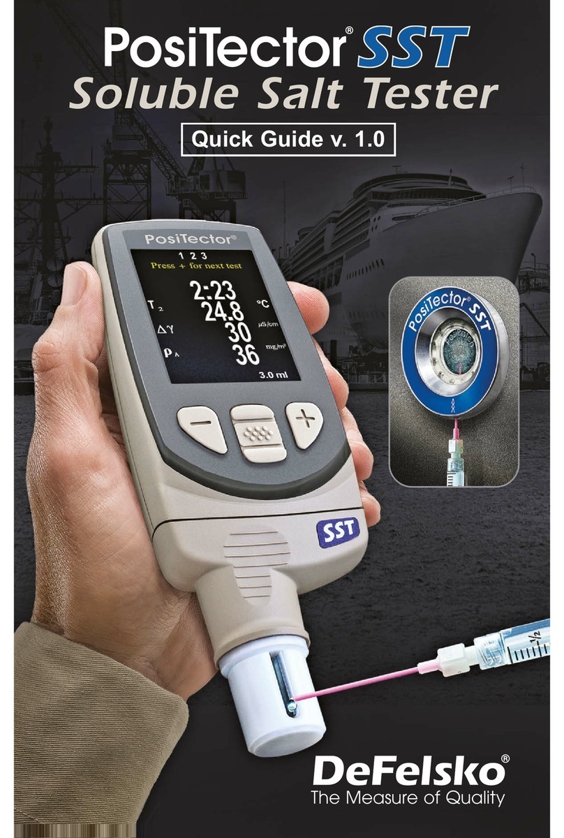 DeFelsko PosiTector SST User manual