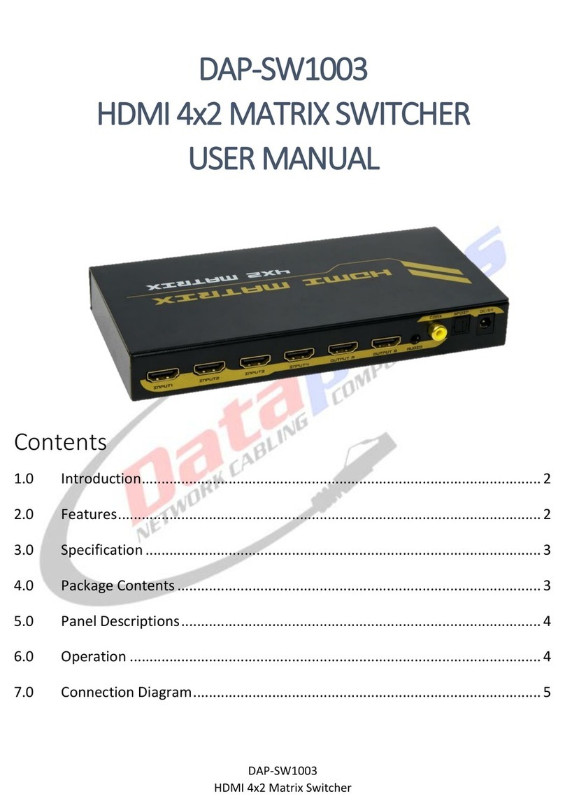 DataParts DAP-SW1003 user manual