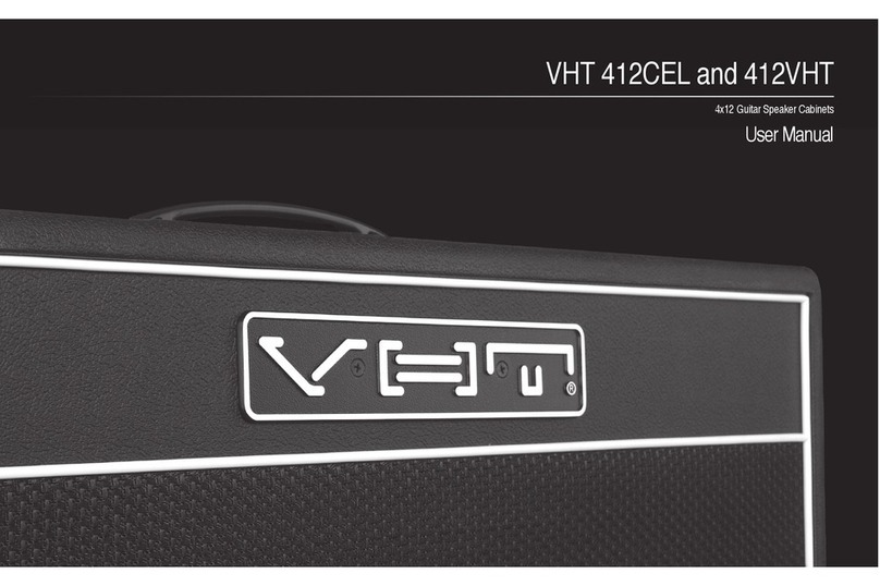 VHT Amplification VHT 412CEL user manual