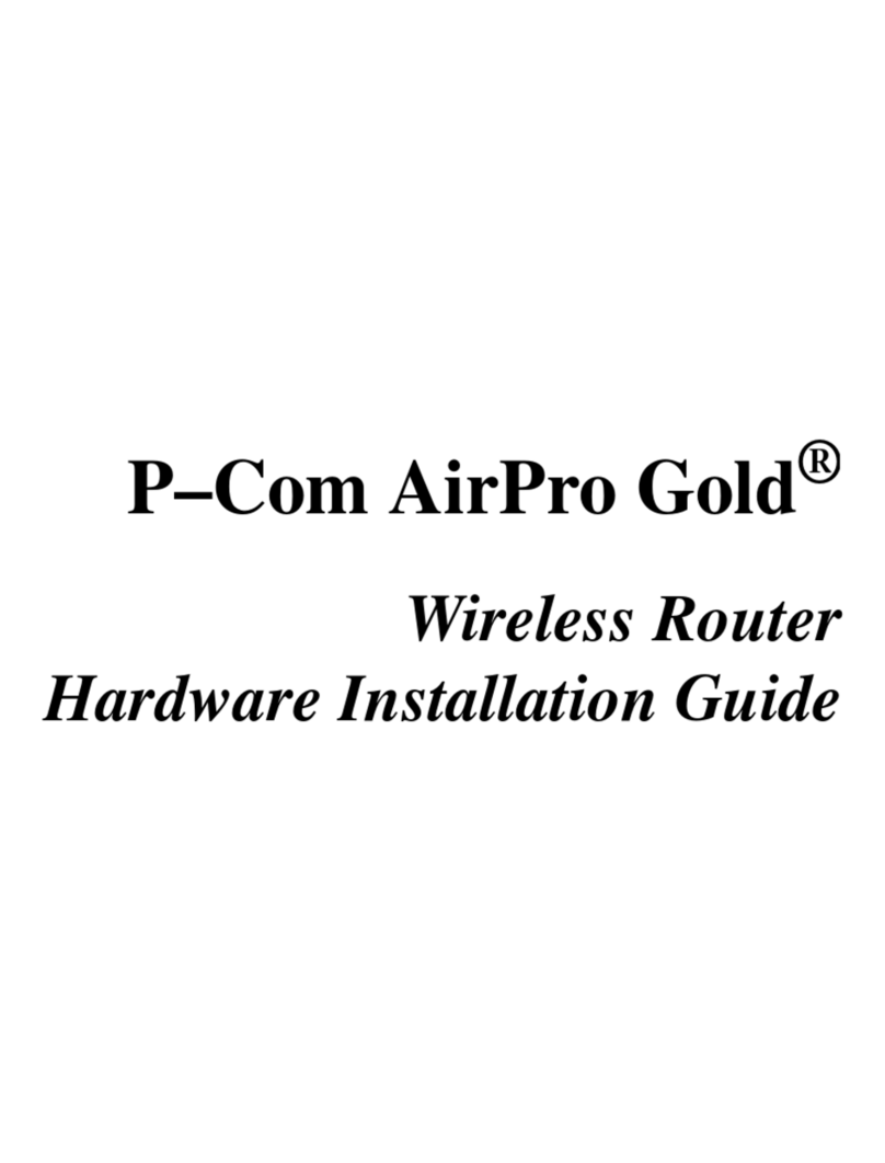 P-Com AirPro Gold Hardware installation guide