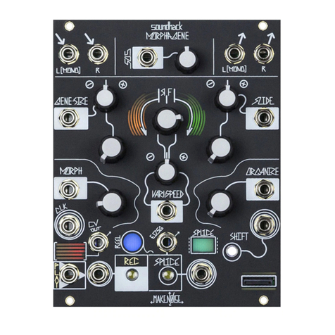 Make Noise SOUNDHACK MORPHAGENE User manual