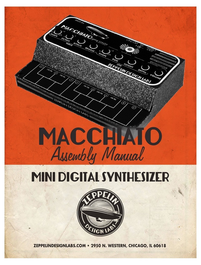 Zeppelin Design Labs MACCHIATO User manual
