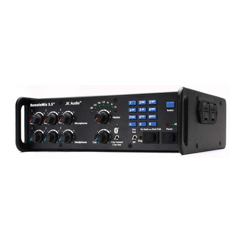 JK Audio RemoteMix 3.5 User manual