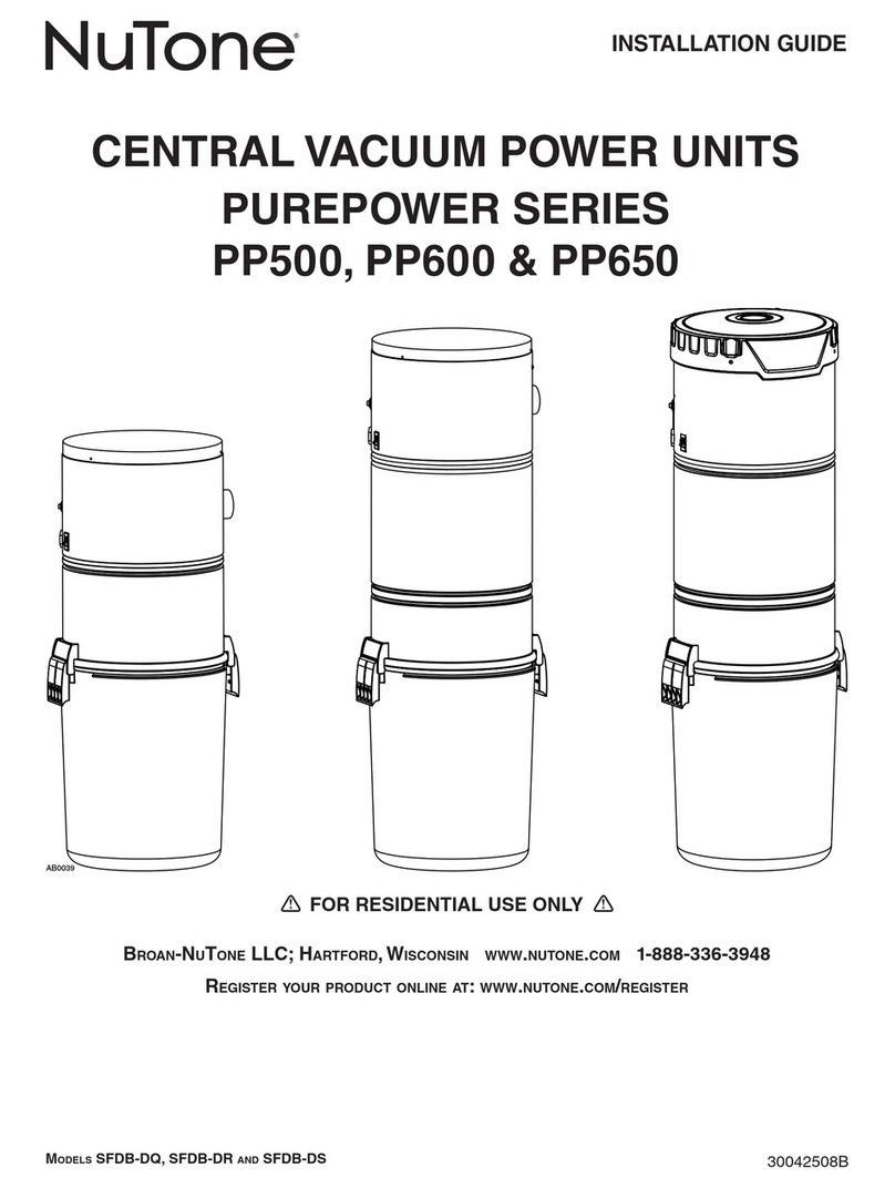 NuTone PP500 installation guide NuTone PP500 installation guide
