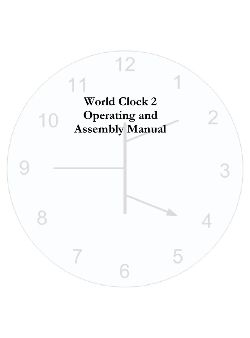 KABTRONICS World Clock 2 Operating and assembly manual