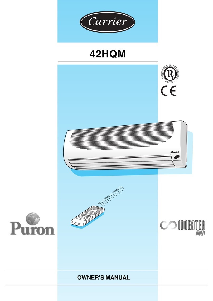 Carrier 42HQM Series User manual