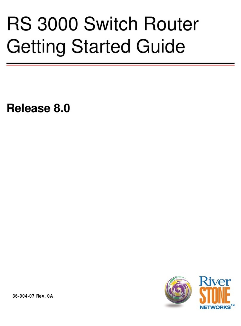 Riverstone Networks RS 3000 Getting started guide