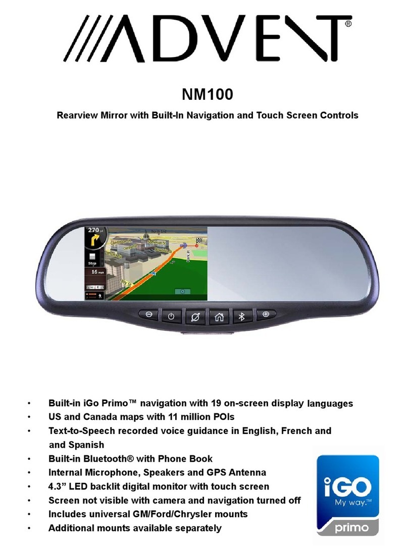 Advent NM100 User manual