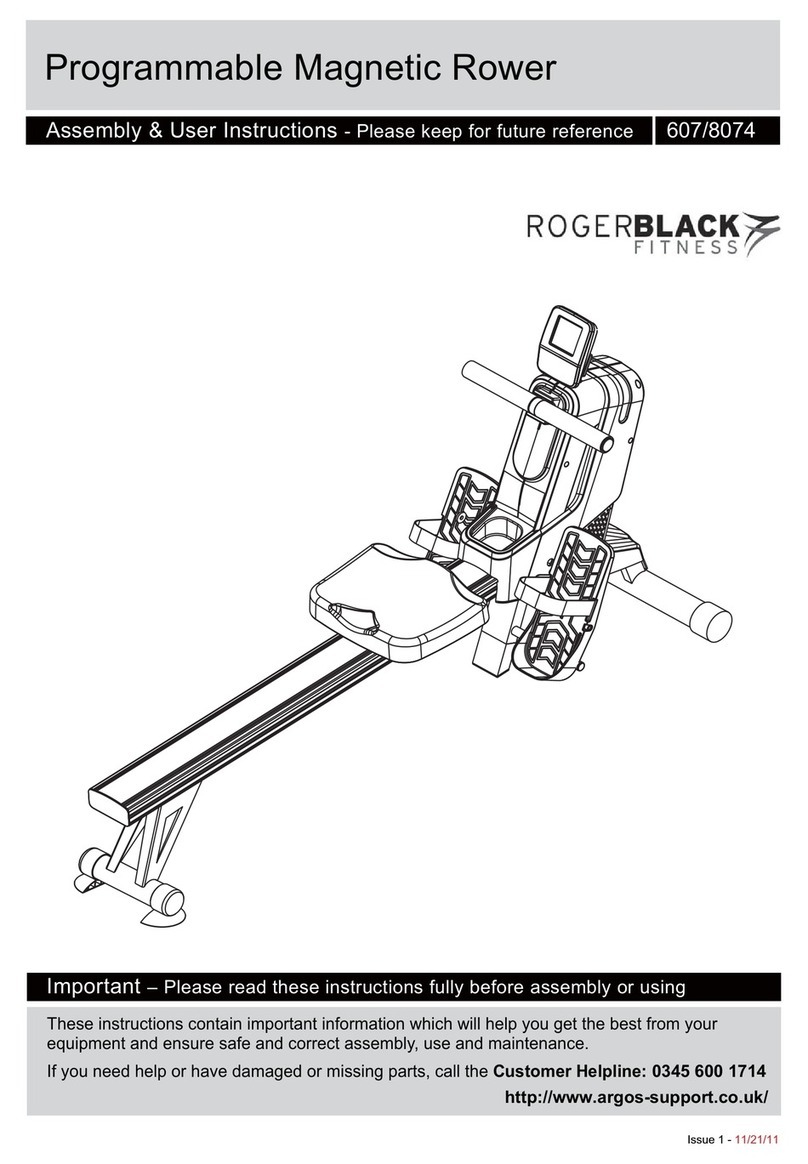 Argos roger black series Assembly & user manual