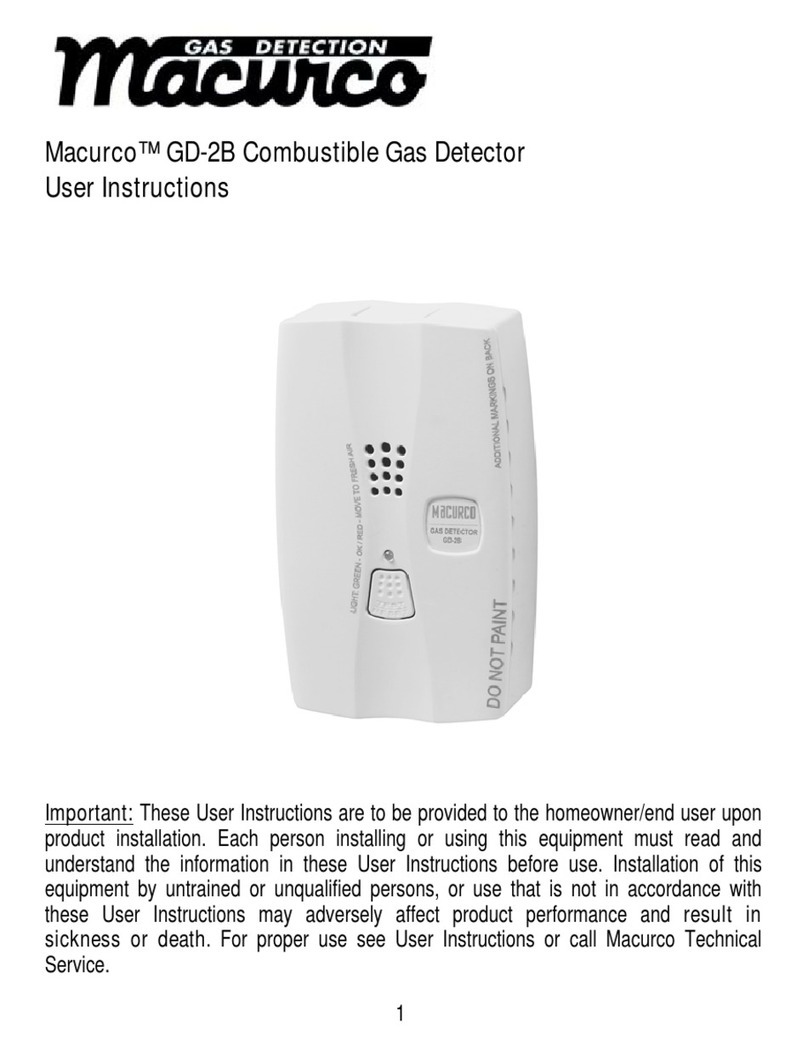 Macurco GD-2B User instructions