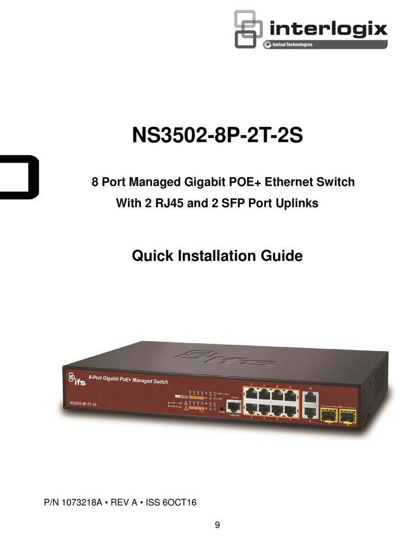 Interlogix NS3502-8P-2T-2S User manual