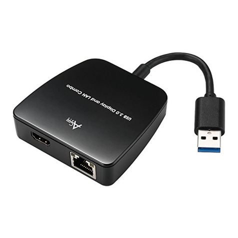 Ableconn USB 3.0 TO HDMI AND LAN COMBO user manual