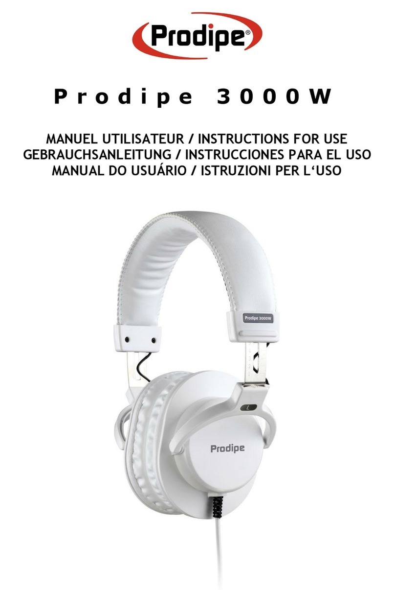 Prodipe 3000W Instructions for use