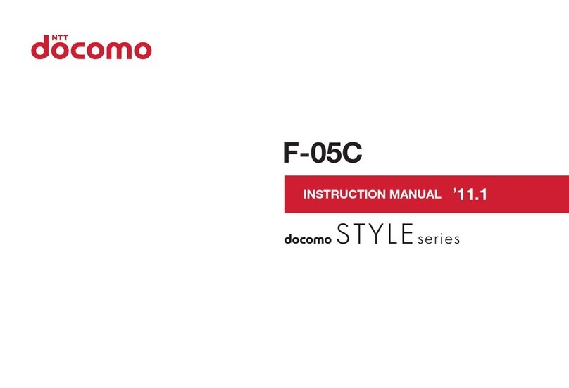 Docomo F-05C User manual