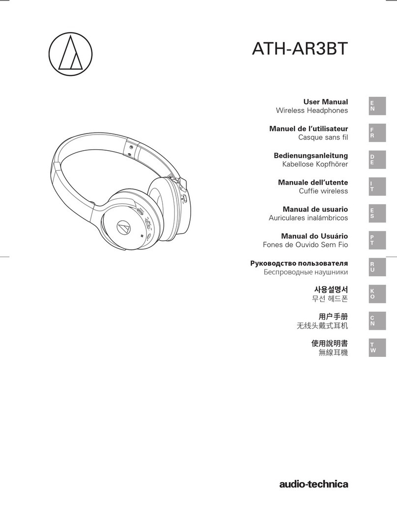 Audio-Techica ATH-AR3BT user manual
