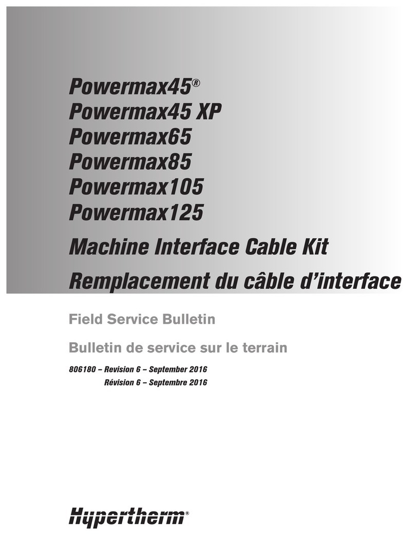 Hypertherm Powermax45 XP Reference manual