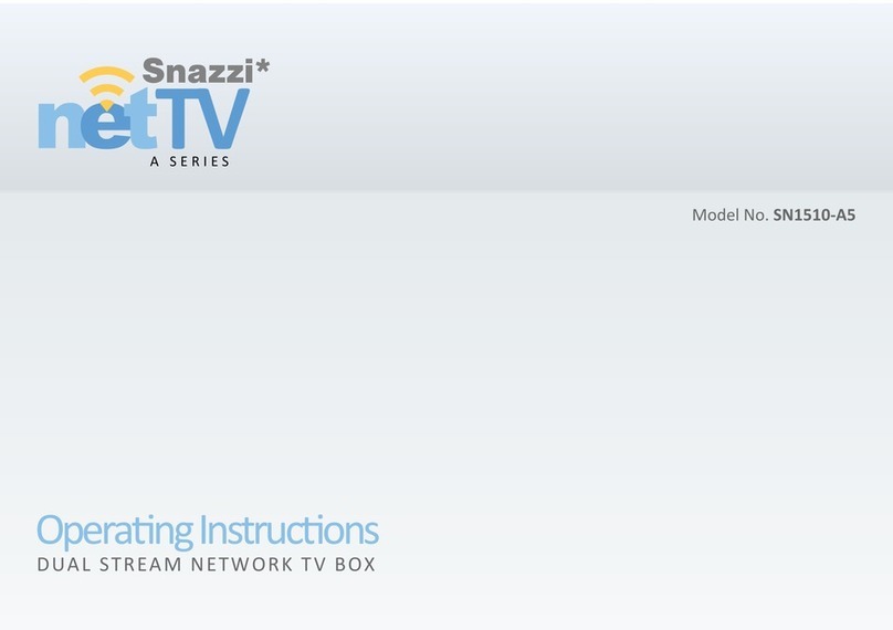 Snazzi SN1510-A5 operating instructions