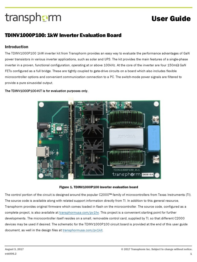 Transphorm TDINV1000P100 User manual