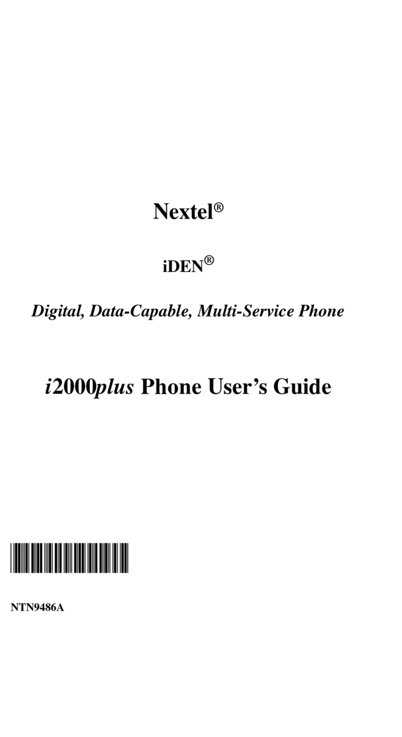 Nextel i200plus user guide