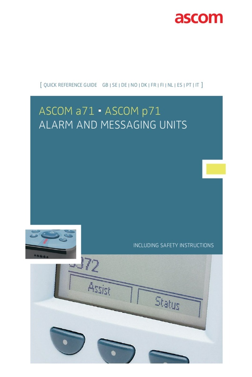 ASCOM A71 -  1 Installation instructions