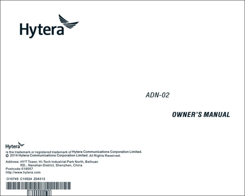 Hytera ADN-02 owner's manual Hytera ADN-02 owner's manual