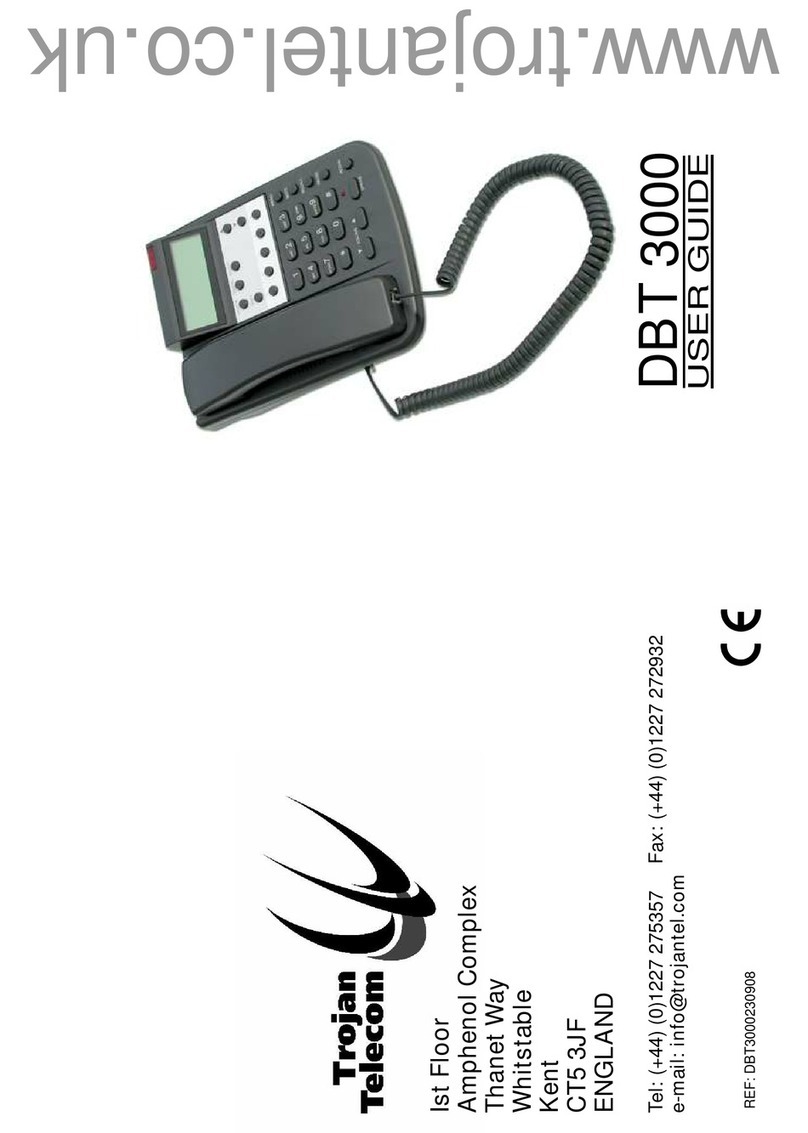 Trojan Telecom DBT3000 User manual