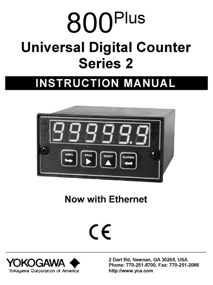 YOKOGAWA 800 plus instruction manual