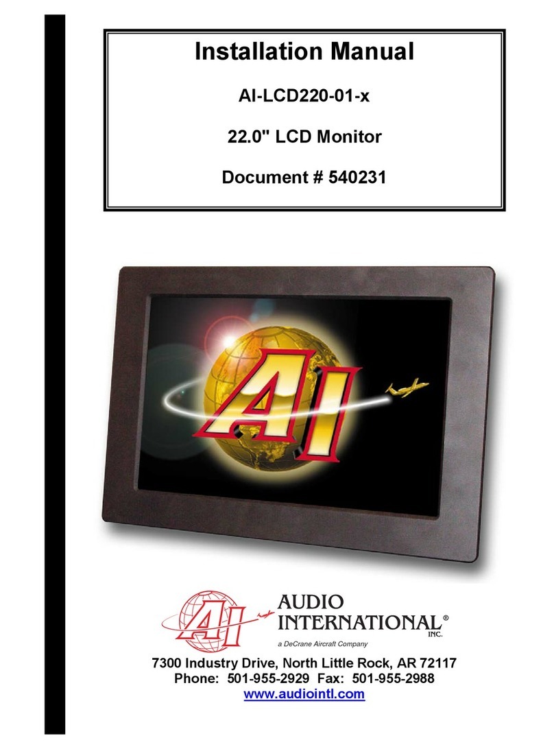 Audio international AI-LCD220-01-x User manual