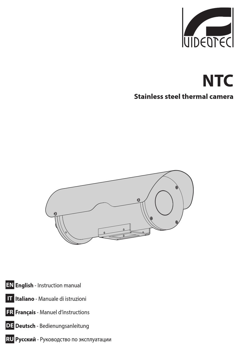 Videotec NTC instruction manual