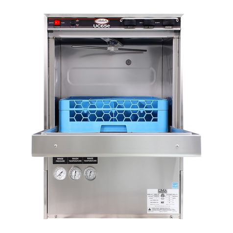 CMA Dishmachines UC65e M2 Installation/operation manual with service replacement parts CMA Dishmachines UC65e M2 Installation/operation manual with service replacement parts