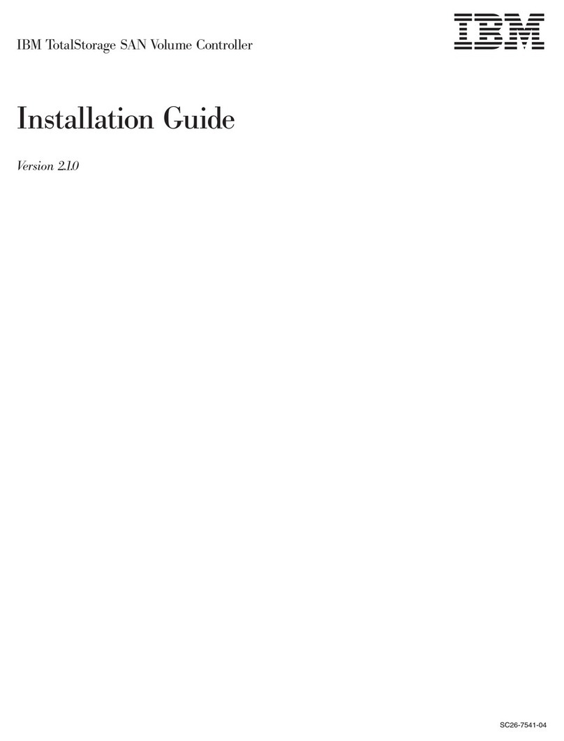 IBM TotalStorage SAN Volume Controller User manual