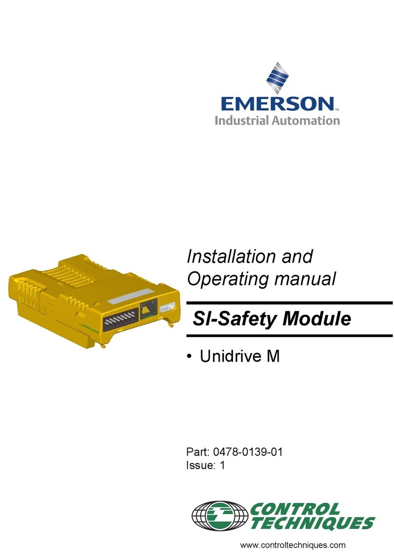 Emerson unidrive m User manual
