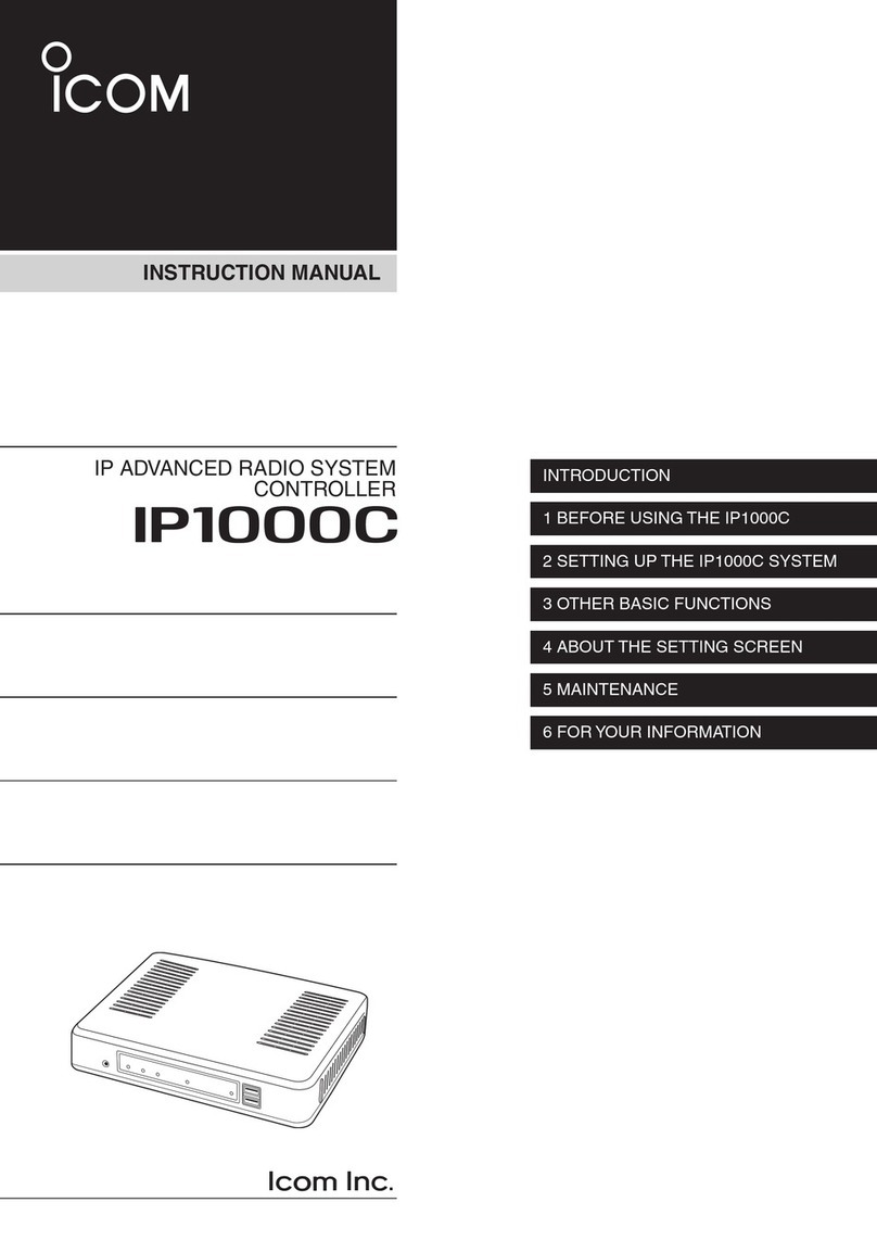 Icom IP1000C instruction manual