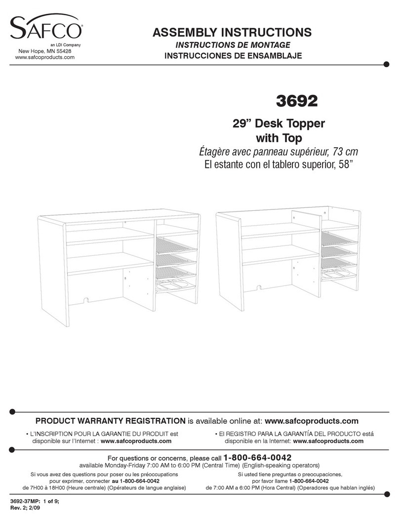 Safco 3692 User manual