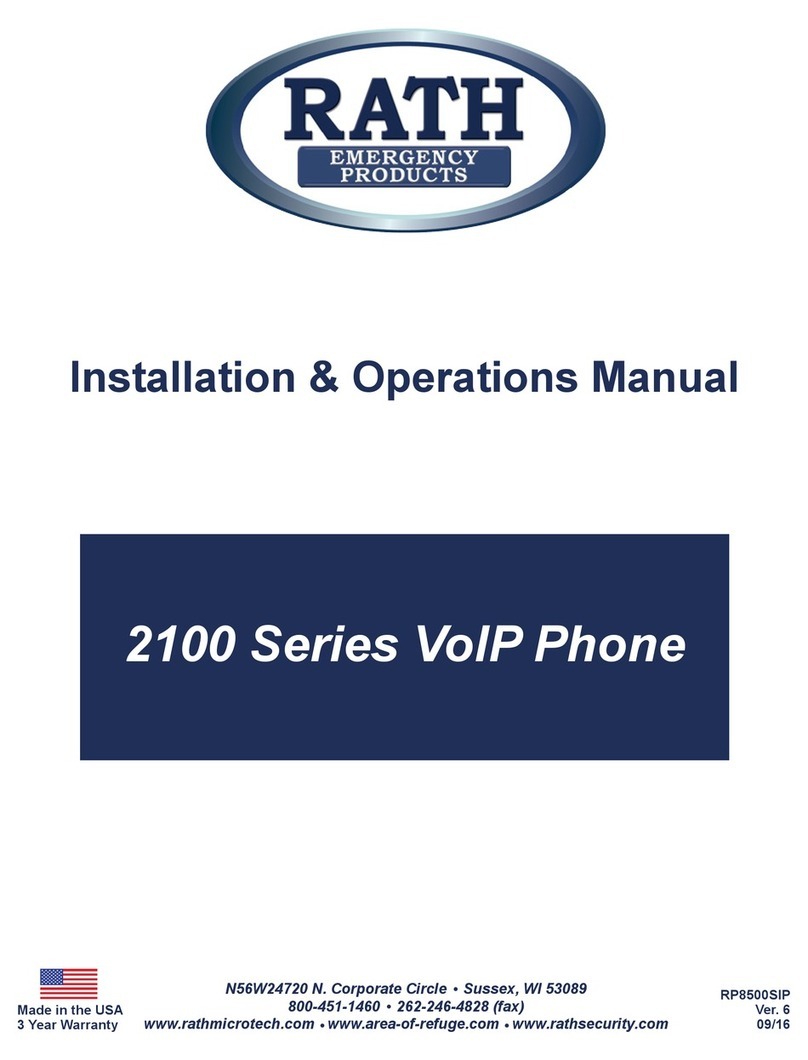 Rath 2100 Series Installation & operation manual