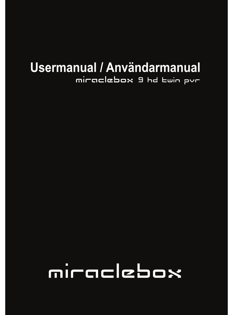 Miraclebox 9 HD Twin PVR user manual