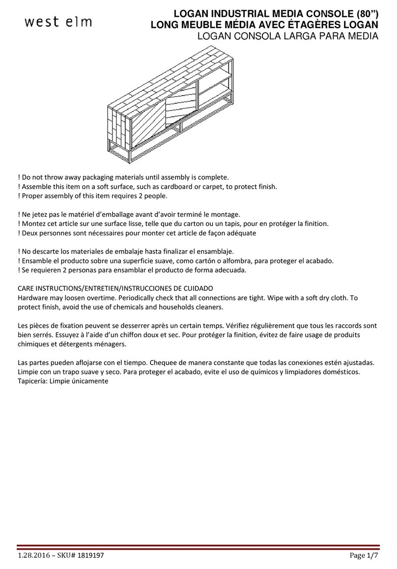 West Elm 1819197 User manual West Elm 1819197 User manual