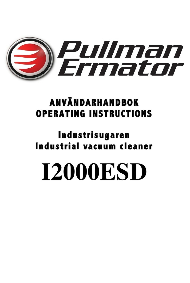 pullman Ermator I2000ESD operating instructions