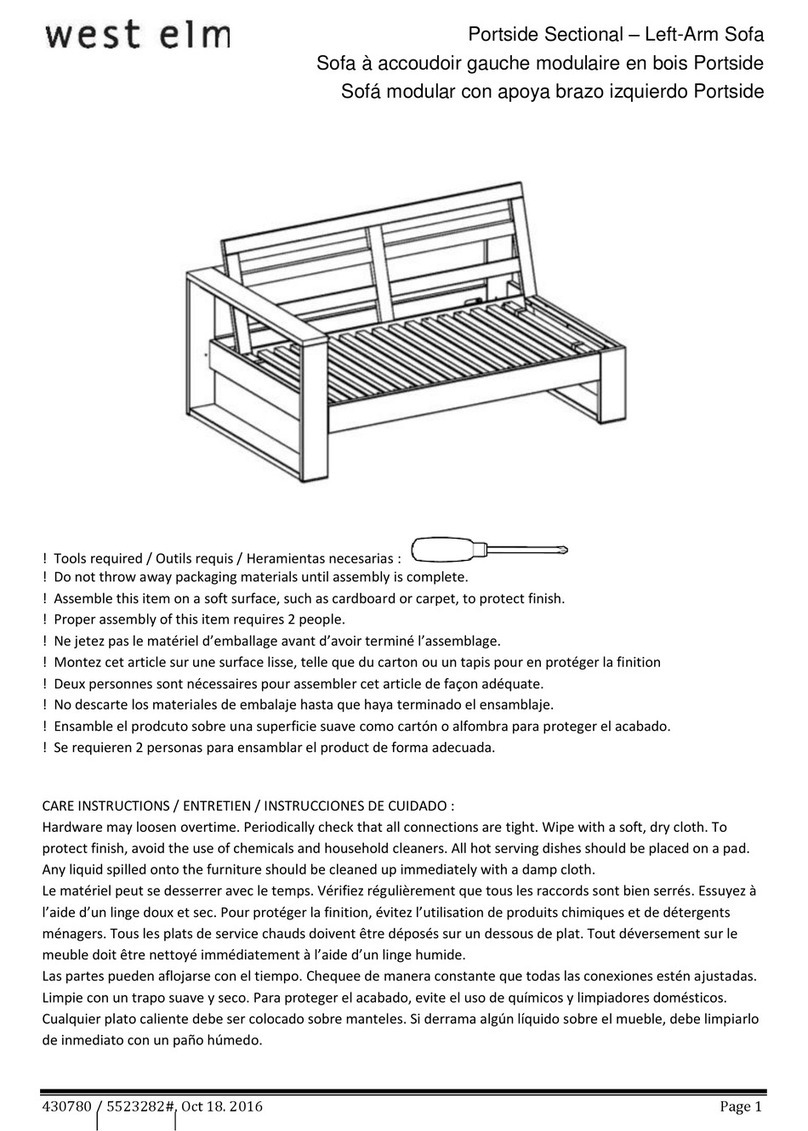 West Elm 5523282 User manual West Elm 5523282 User manual